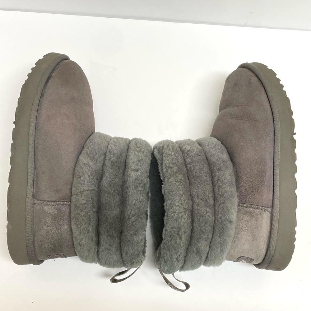 Ugg Fluff Quilted Classic mini boots sz 7 - Picture 6 of 16